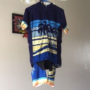 New! Primal Cycling Bib Jersey Set W XL